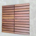 Decking exterior teca ao ar livre da madeira maciça do fornecedor de China da alta demanda com base plástica